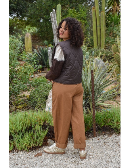 Veste Matelassée Chocolat ADRIANA