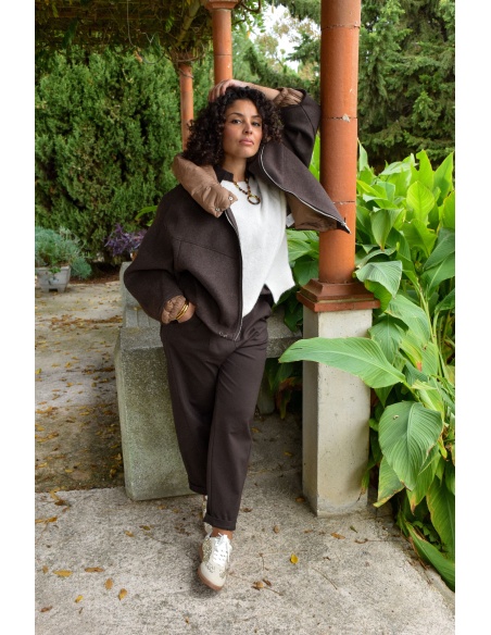 rosaway copperose CAPUCH MARRON VESTES FEMME