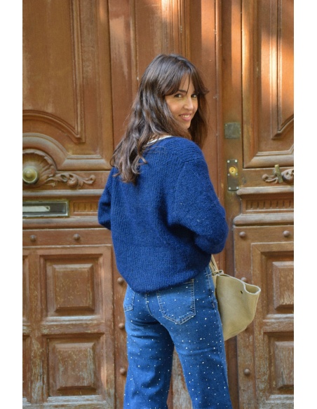 Gilet Cœur Marine BRUNELLA