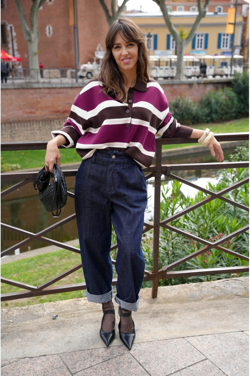 GARCONNE SARL TOPHA BRUT BLEU PANTALON FEMME 2