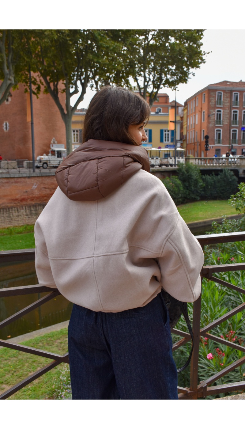 rosaway copperose CAPUCH BEIGE VESTES FEMME