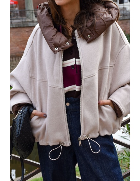 rosaway copperose CAPUCH BEIGE VESTES FEMME