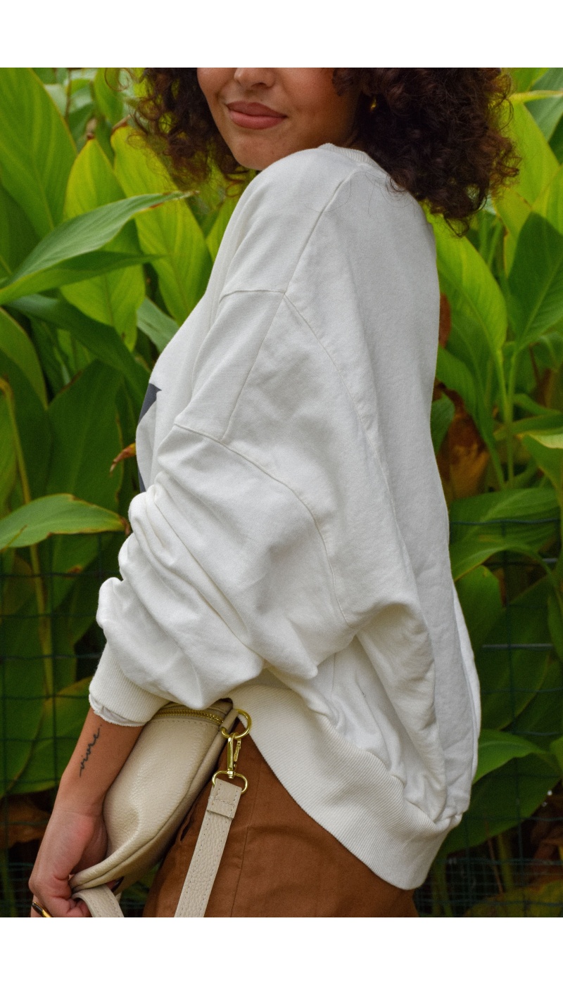 Pull Etoile Ecru Banditas ANTIGUA Pull Etoile Ecru Banditas ANTIGUA