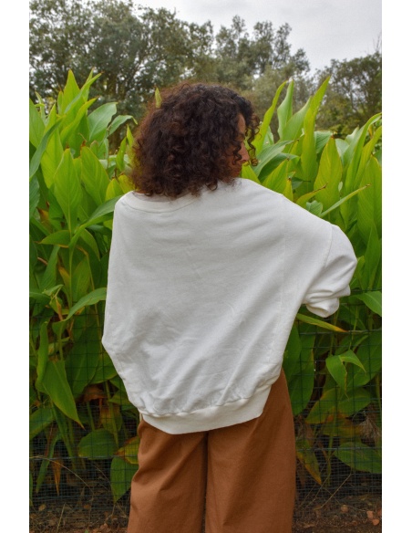 Pull Etoile Ecru Banditas ANTIGUA