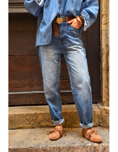 Jean Boyfriend Bleu MUSETTA