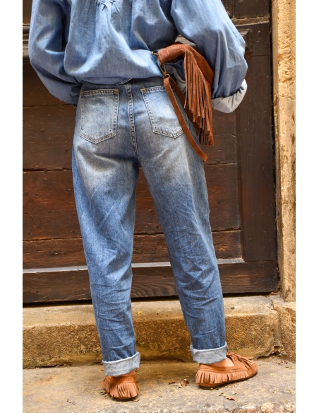 Jean Boyfriend Bleu MUSETTA