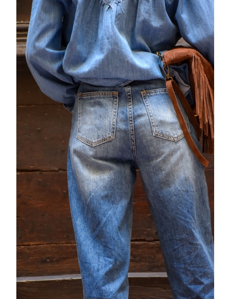 3d denim  BLEU JEANS FEMME