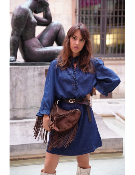 SASU HELI FONCER JEANS BLOUSE