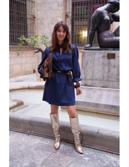 SASU HELI FONCER JEANS BLOUSE