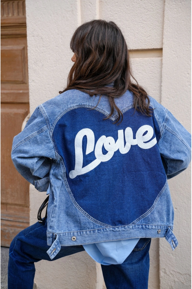 musy muse LOVE BLEU VESTES FEMME