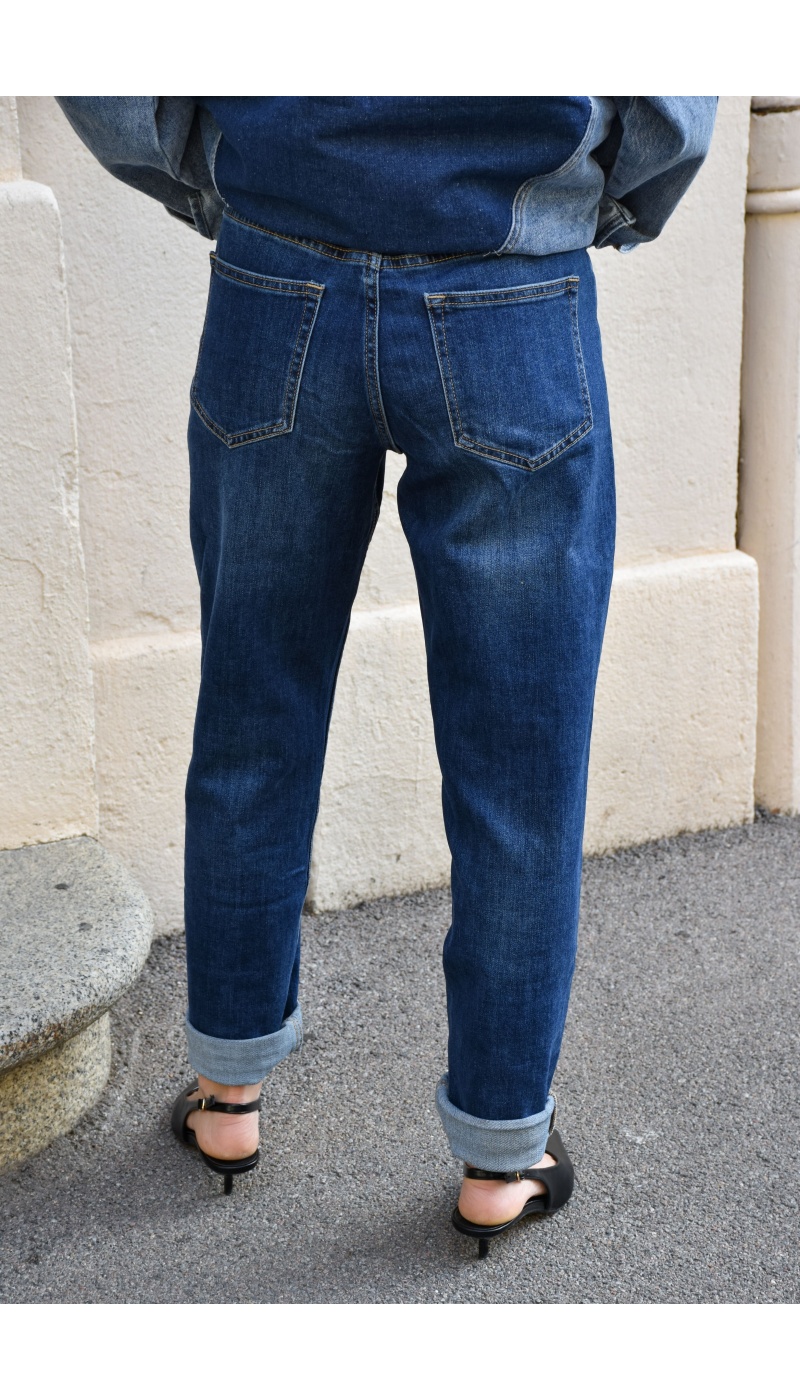 FASHION TENDANCE BRUT BLEU JEANS FEMME