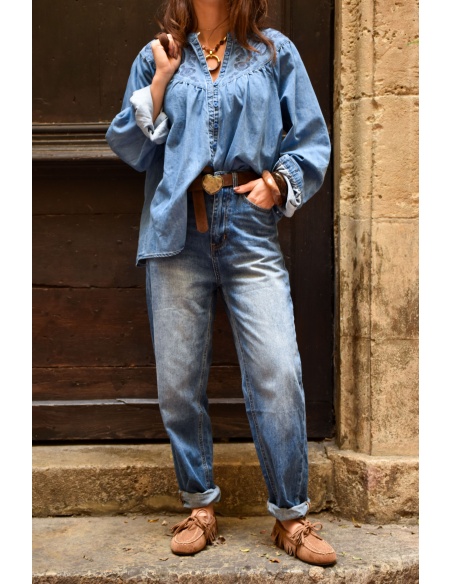 les 3 filles  BLEU CHEMISIER