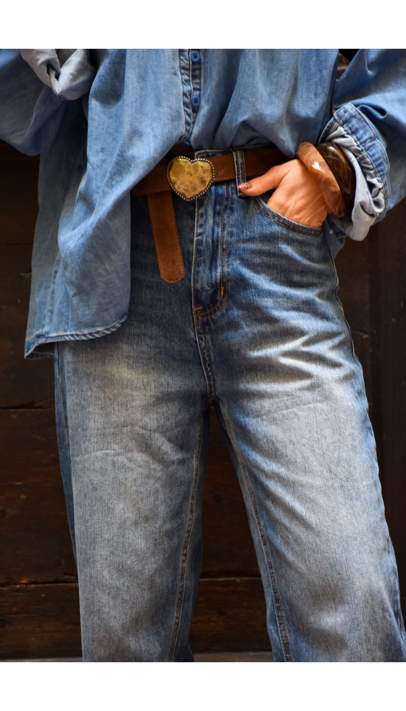 Jean Boyfriend Bleu MUSETTA