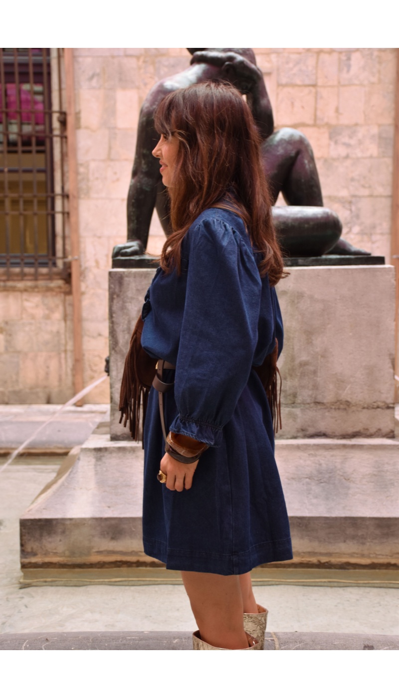 SASU HELI FONCER JEANS BLOUSE