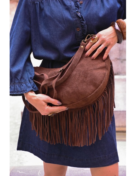 Sac Franges Marron ALICE