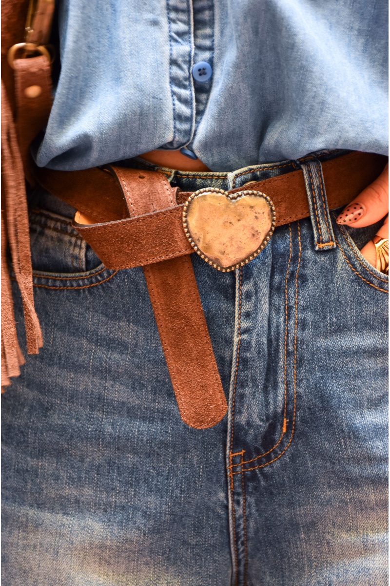 Ceinture Coeur Chocolat ELISA 2