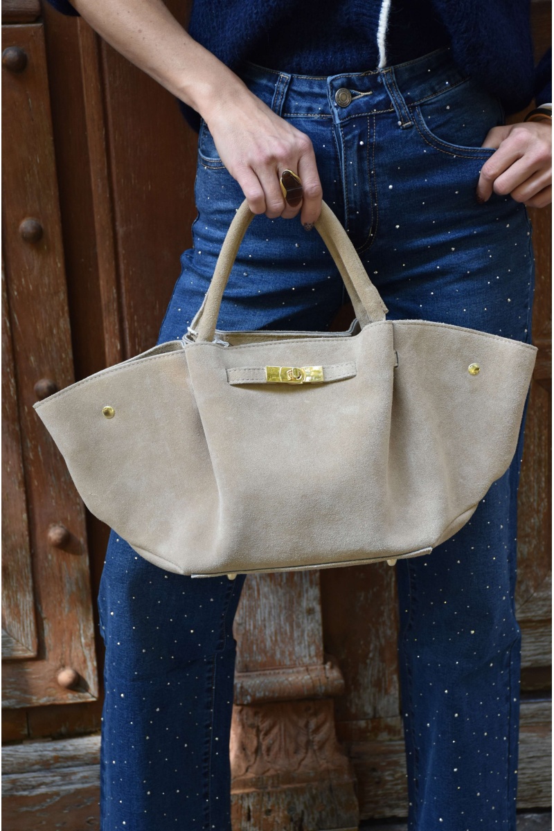 evelyn ashley DAIM BEIGE SAC FEMME