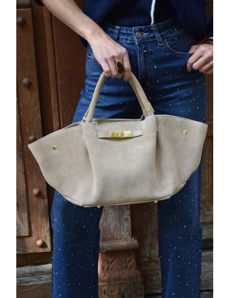 Sac Daim Beige ROMY