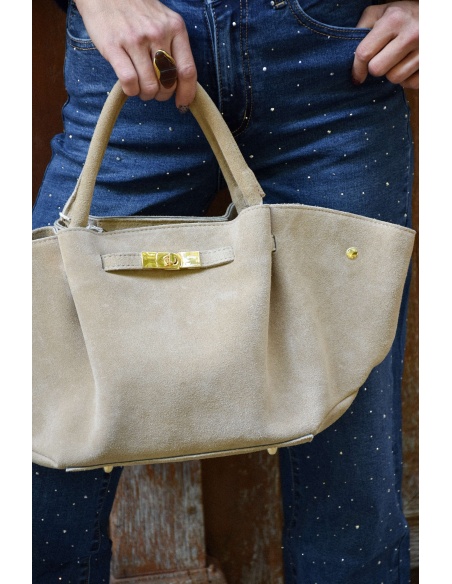 Sac Daim Beige ROMY