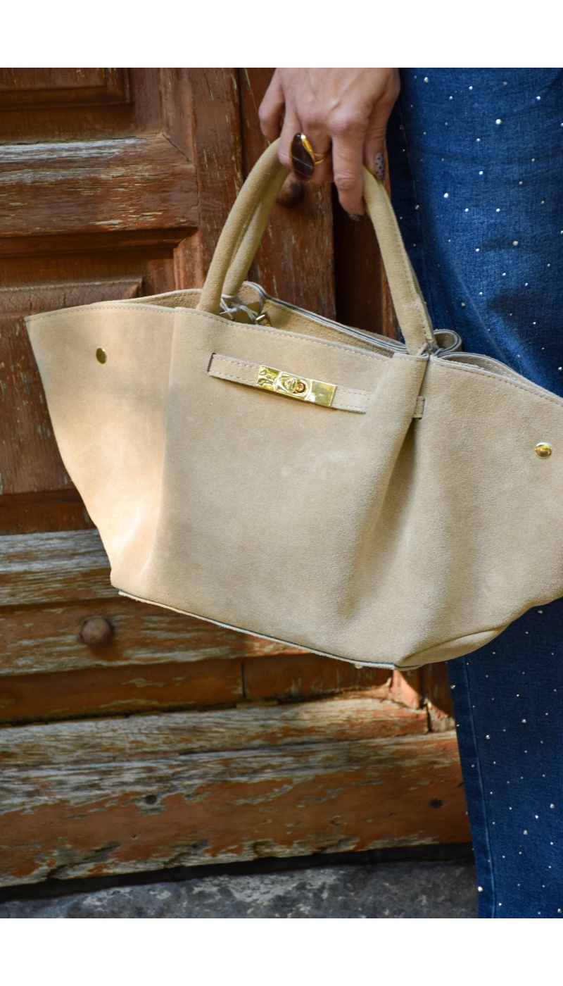 Sac Daim Beige ROMY