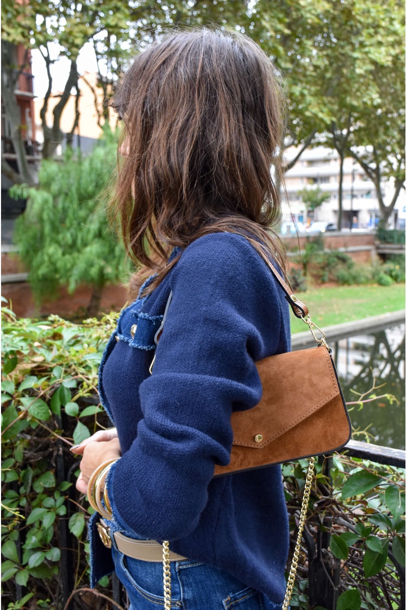 FLORA AND GEAN IMPORT DAIM COGNAC POCHETTE 2