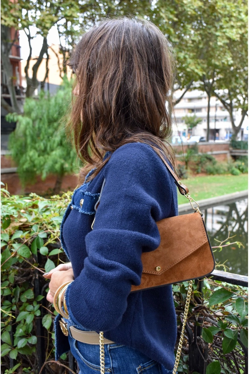 FLORA AND GEAN IMPORT DAIM COGNAC POCHETTE 2