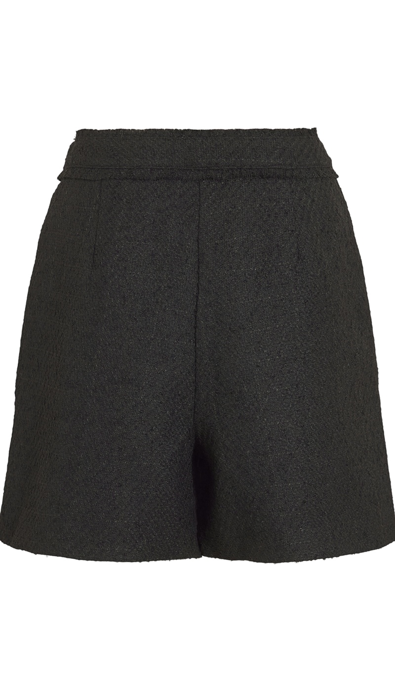 Short Tweed Noir VIBLANCA