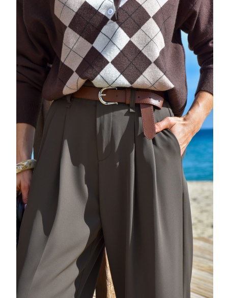 misskoo bacplus sas  KAKIFO PANTALON FEMME