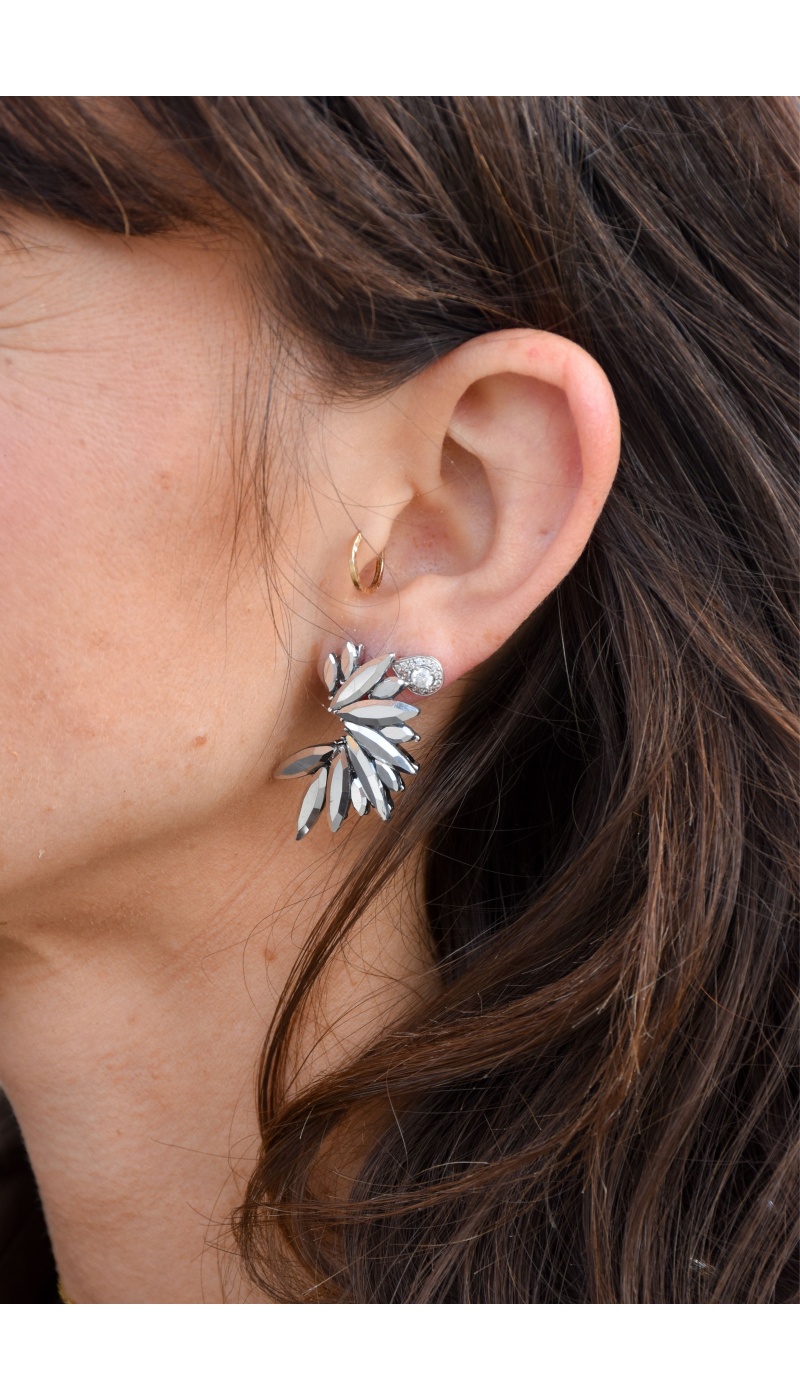 MARGOT rhinestone earrings Noho - 2 | SALE