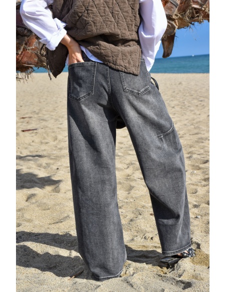 unicorn CLOUR GRIS JEANS FEMME