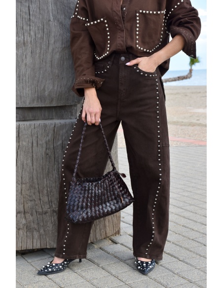 Jean Clouté Marron ALESSIA