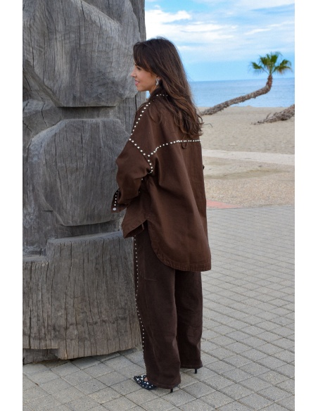 Jean Clouté Marron ALESSIA