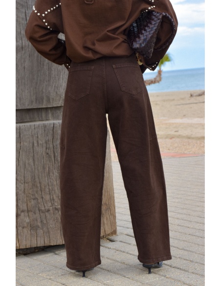 unicorn CLOUT MARRON PANTALON FEMME