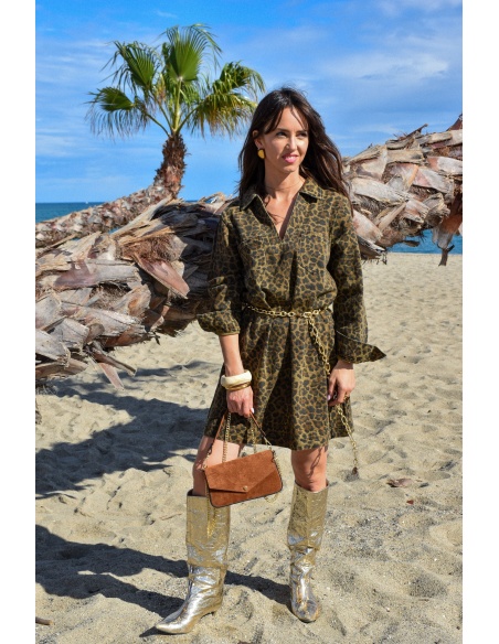 PRESSPLAY JEAN LEOPAR ROBES FEMME