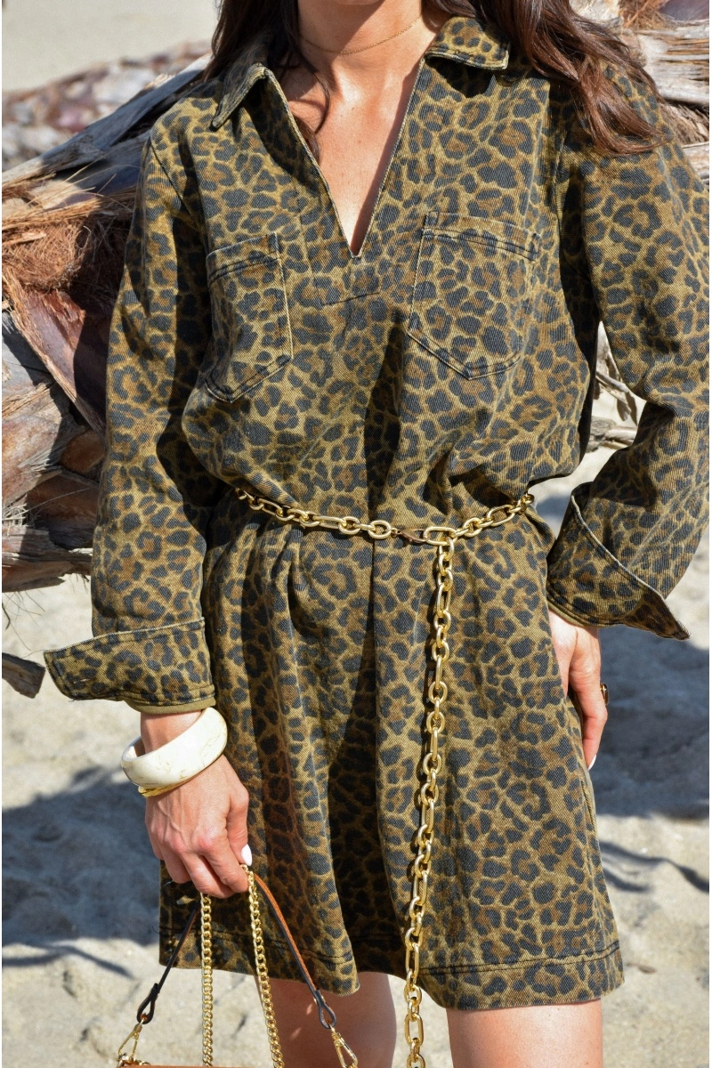 Robe Léopard Jean SILVIA 2