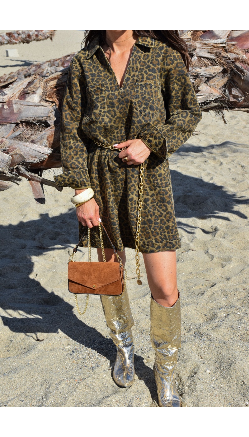 PRESSPLAY JEAN LEOPAR ROBES FEMME