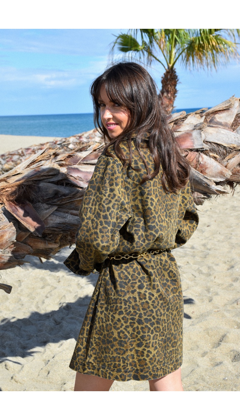 PRESSPLAY JEAN LEOPAR ROBES FEMME