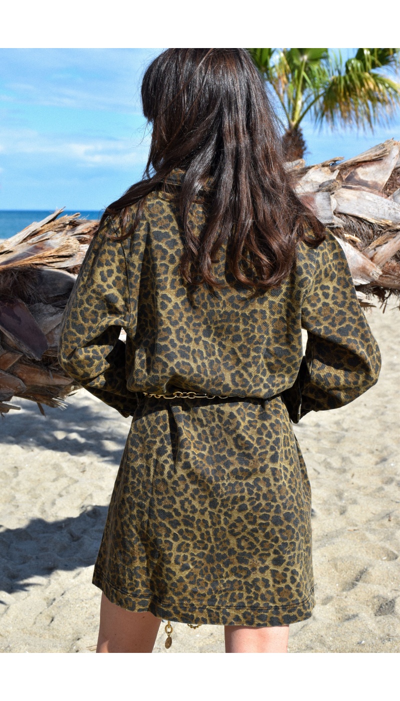 PRESSPLAY JEAN LEOPAR ROBES FEMME