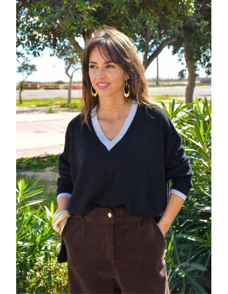 Pull Noir Banditas GANU