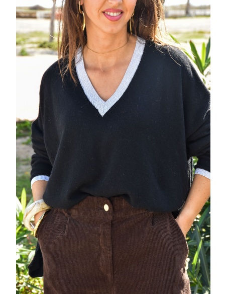 Pull Noir Banditas GANU