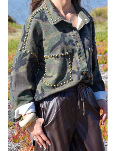 Veste Clous Camouflage RUBINA