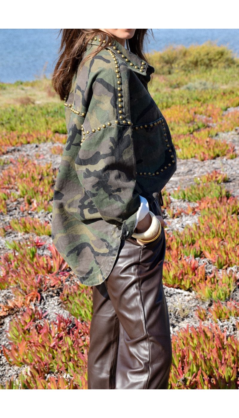 Veste Clous Camouflage RUBINA Veste Clous Camouflage RUBINA