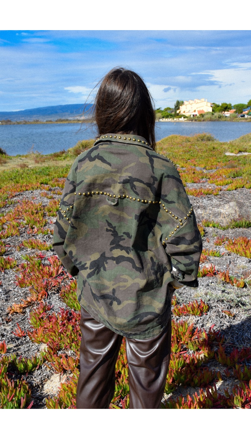 unicorn CAMOUF KAKI VESTES FEMME