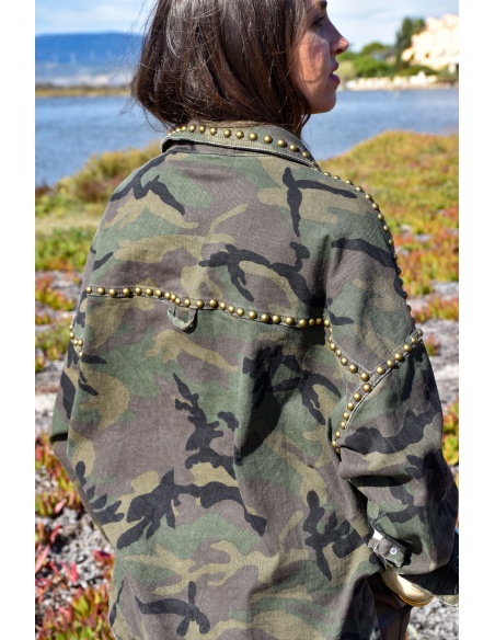 unicorn CAMOUF KAKI VESTES FEMME