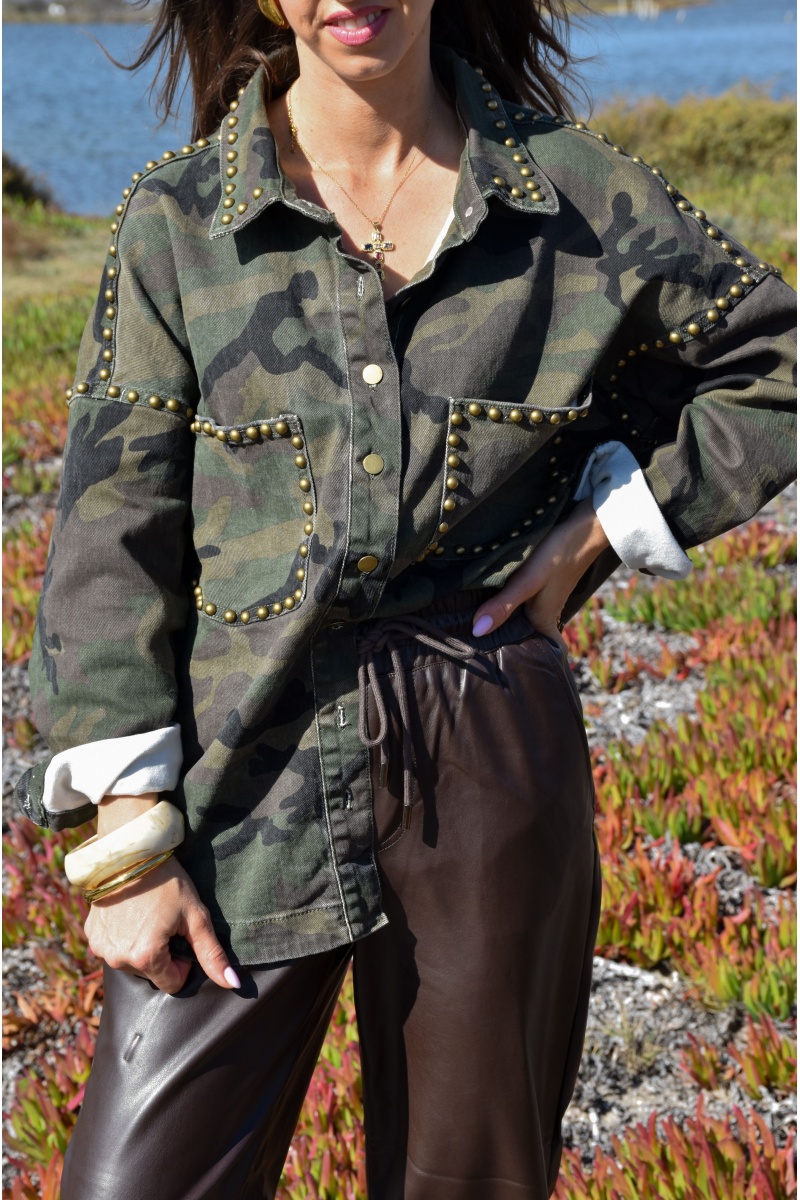 Veste Clous Camouflage RUBINA 2