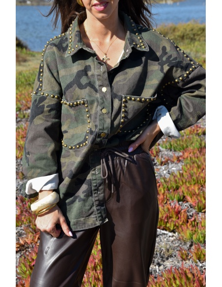Veste Clous Camouflage RUBINA