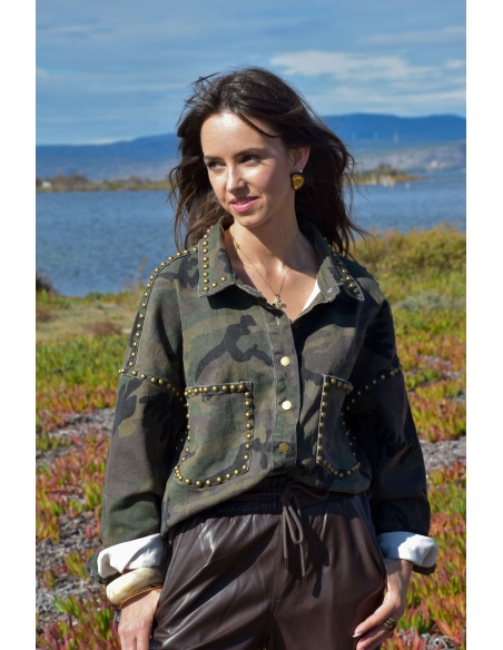 Veste Clous Camouflage RUBINA