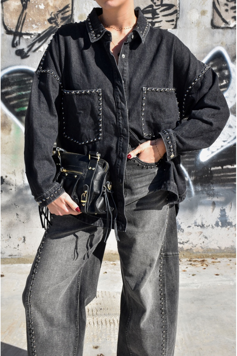 Veste Jean Noire PORZIA