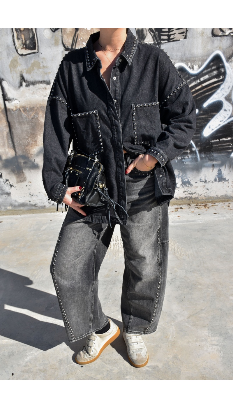 Veste Jean Noire PORZIA Veste Jean Noire PORZIA