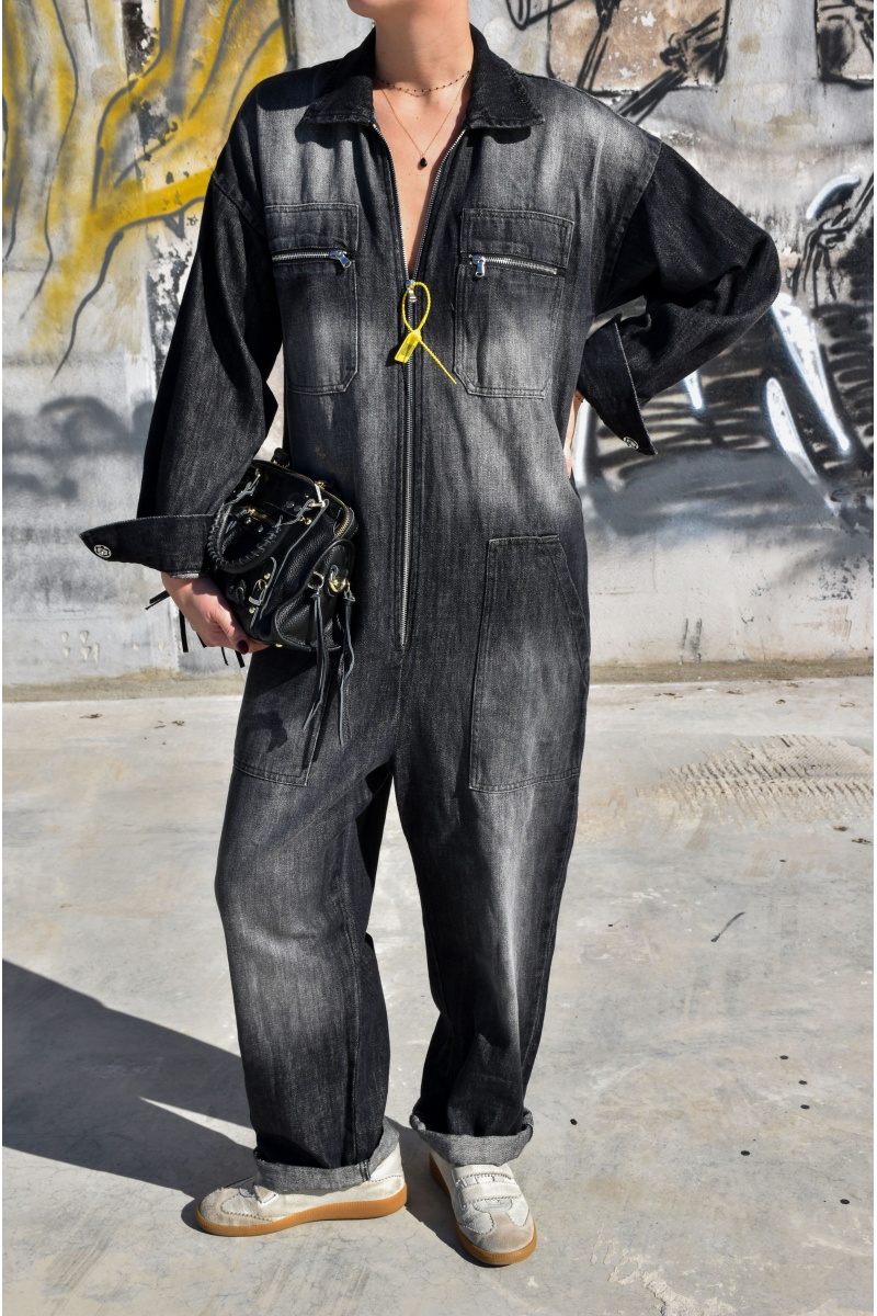 Combinaison Jean Noir NILO 2